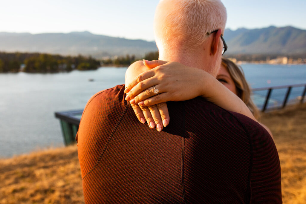 Vancouver engagement shoot at sunset
