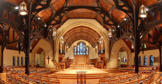Church wedding in Vancouver at Christ Church Cathedral