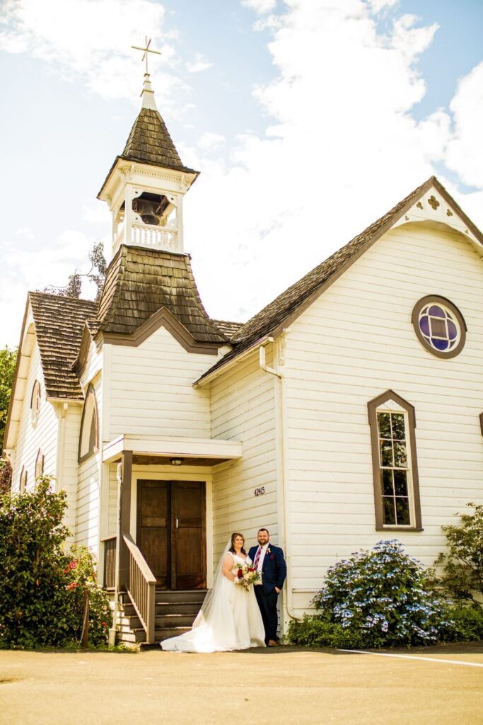 Vancouver wedding in a church