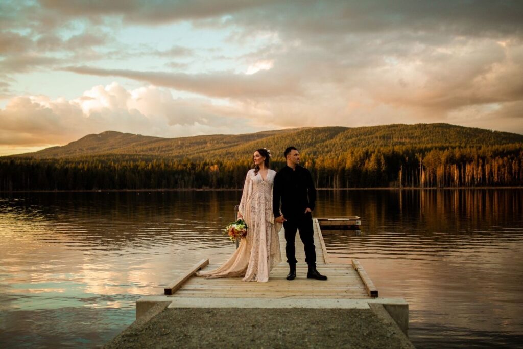 Stunning Whonnock lake wedding photos