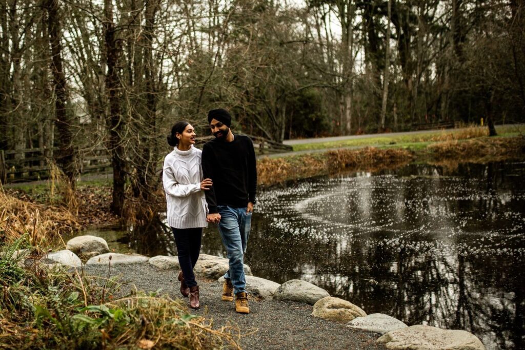 Campbell Valley Park engagement photography