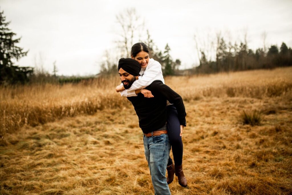 Campbell Valley Park engagement shoot