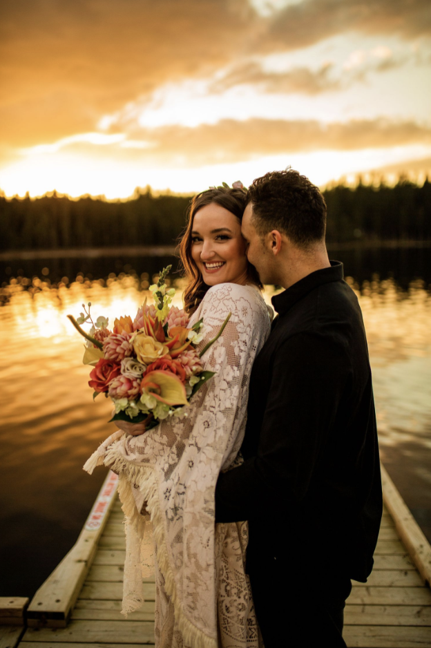 Styled shoot for a Whonnock Lake wedding