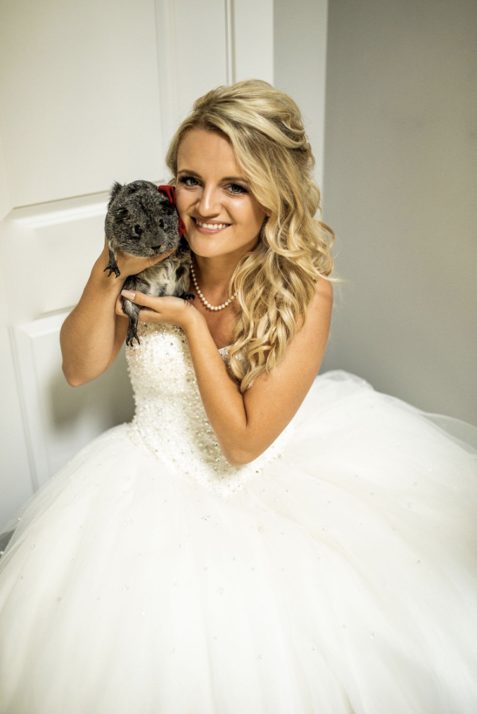 Tips for your getting ready photos - take photos with your furry friends