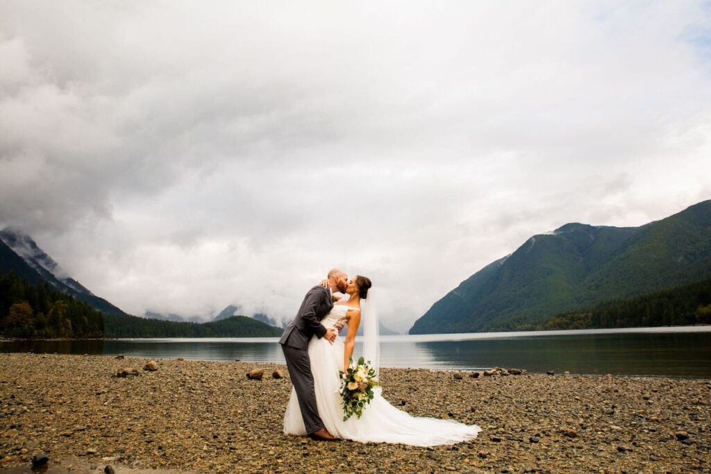 Stunning bridal portraits in Golden Ears Provincial Park BC