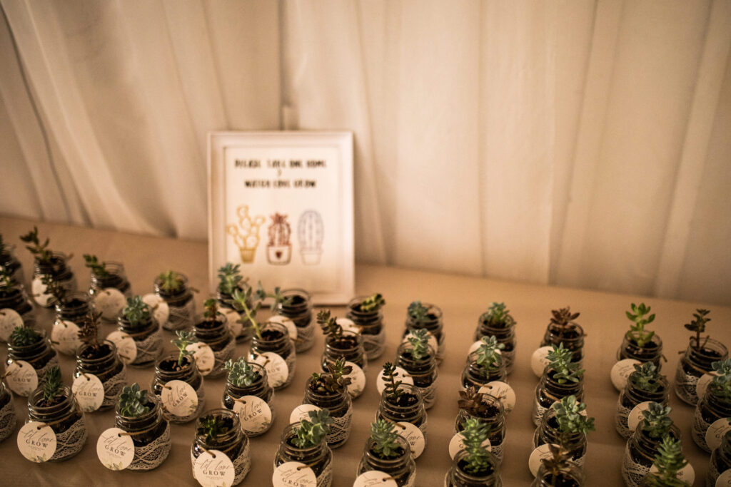 Wedding party favors are a thoughtful way to reflect you as a couple
