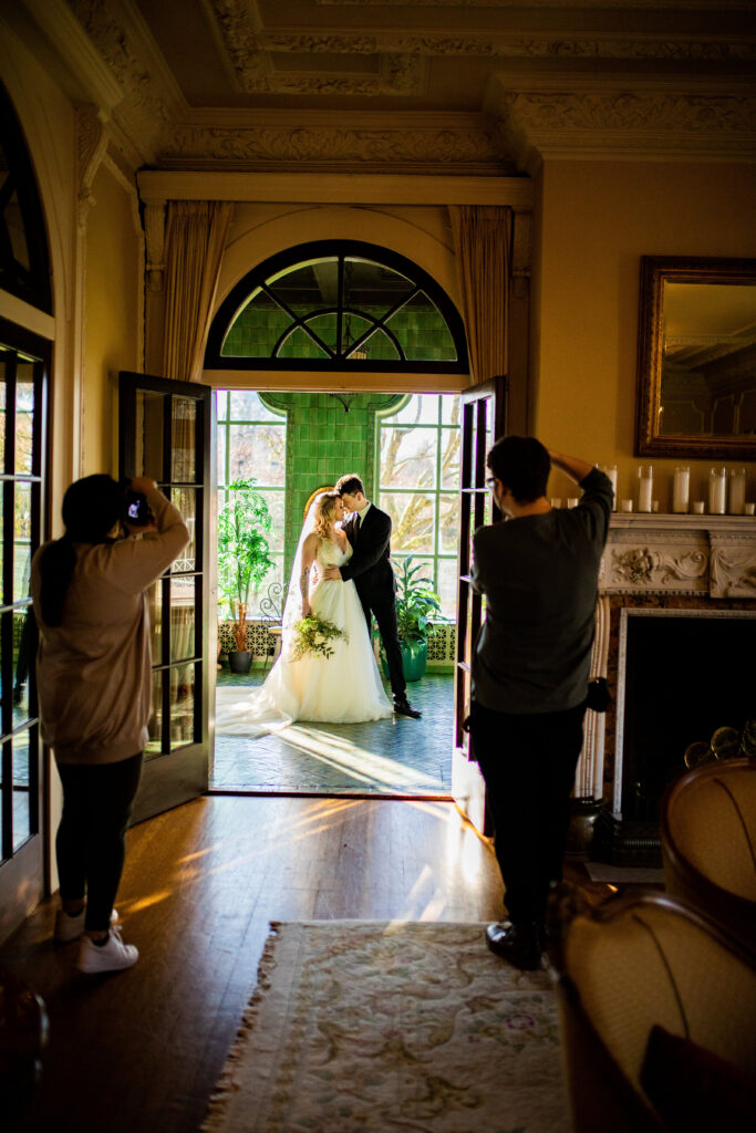Wedding photography workshop at Hycroft Manor in Vancouver