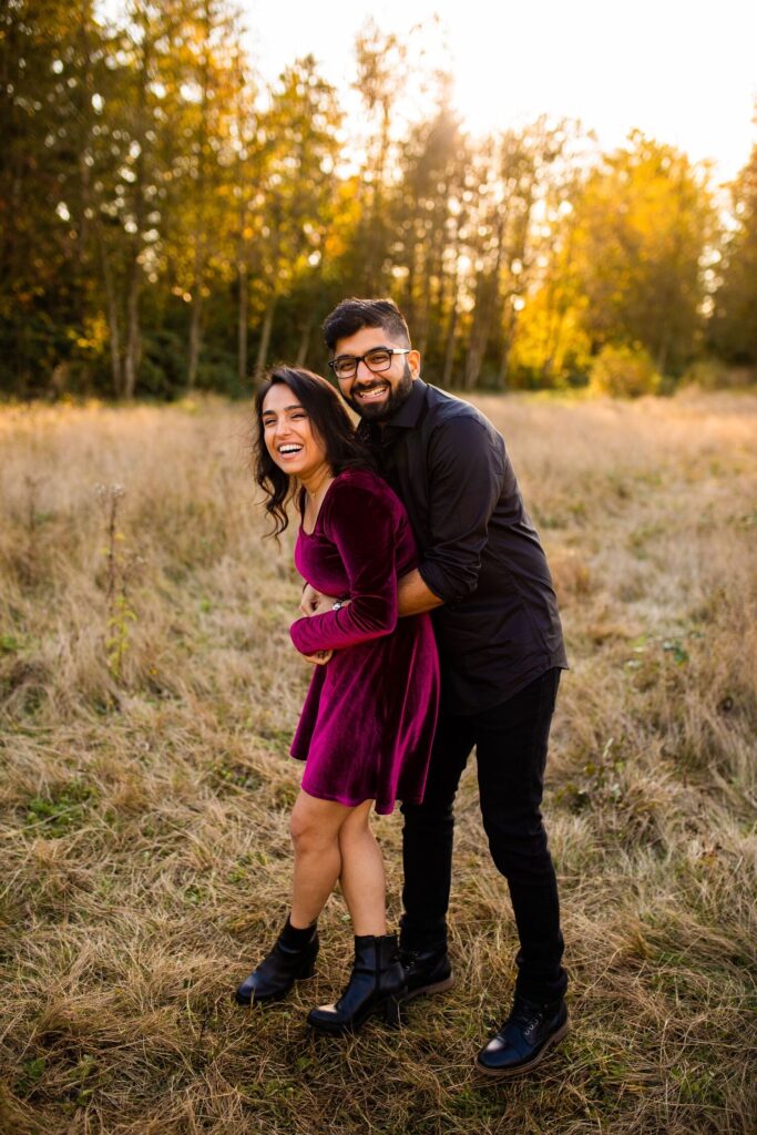 Engagement photoshoot Vancouver BC
